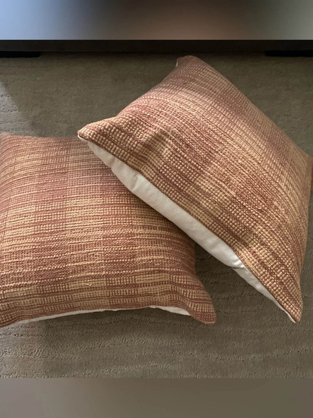 Penelope Terracotta Down Pillow by Magnolia